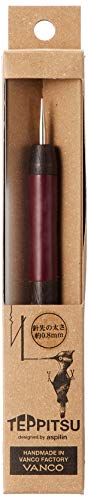  van koVANCO темно-красный цвет металлический кисть из дерева особый сталь 18.69x3.1x2.79cm NO.100R