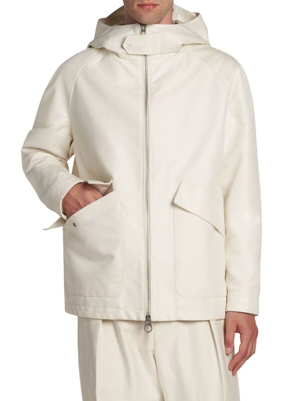  Loro Piana men's jacket * blouson outer Hooded Tech Jacket