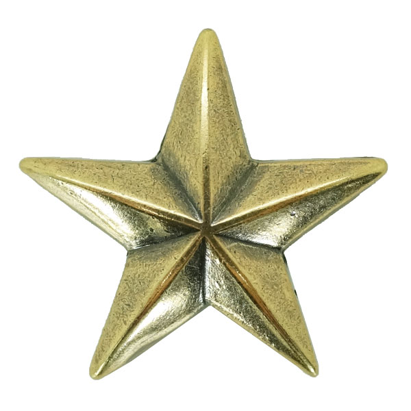  Conti . звезда под старину сплав [ Gold /26.5mm / обычный винт ] 19mm (34) | звезда type Conti .