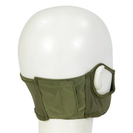 WOSPORT protection face mask shootingmask silicon pad entering MA-147 [ M size / olive gong b]