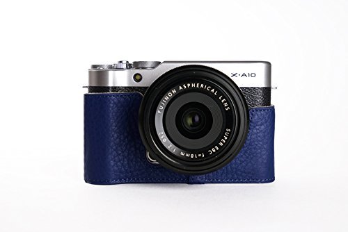 クリスマスツリー特価 A ブルー X A10下部開口部バージョン Fujifilm X A10ケース Bolinusハンドメイド本革レザー半分カメラケースバッグカバーfor 男性向けの輸入雑貨を中心に商品を最短でお取寄せしております カメラアクセサリー