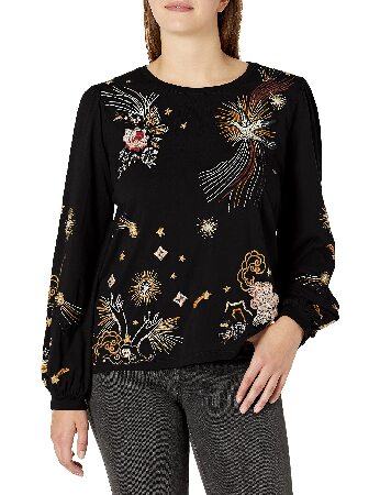  free shipping JWLA by Johnny Was Women's Long Sleeve, Black, Medium parallel import 