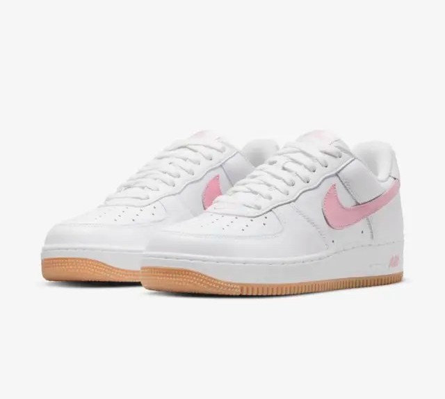 NIKE AIR FORCE 1 LOW RETRO COLOR OF THE MONTH白ピンクx NIKE AIR FORCE 1 LOW RETRO COLOR OF THE MONTH白ピンクx