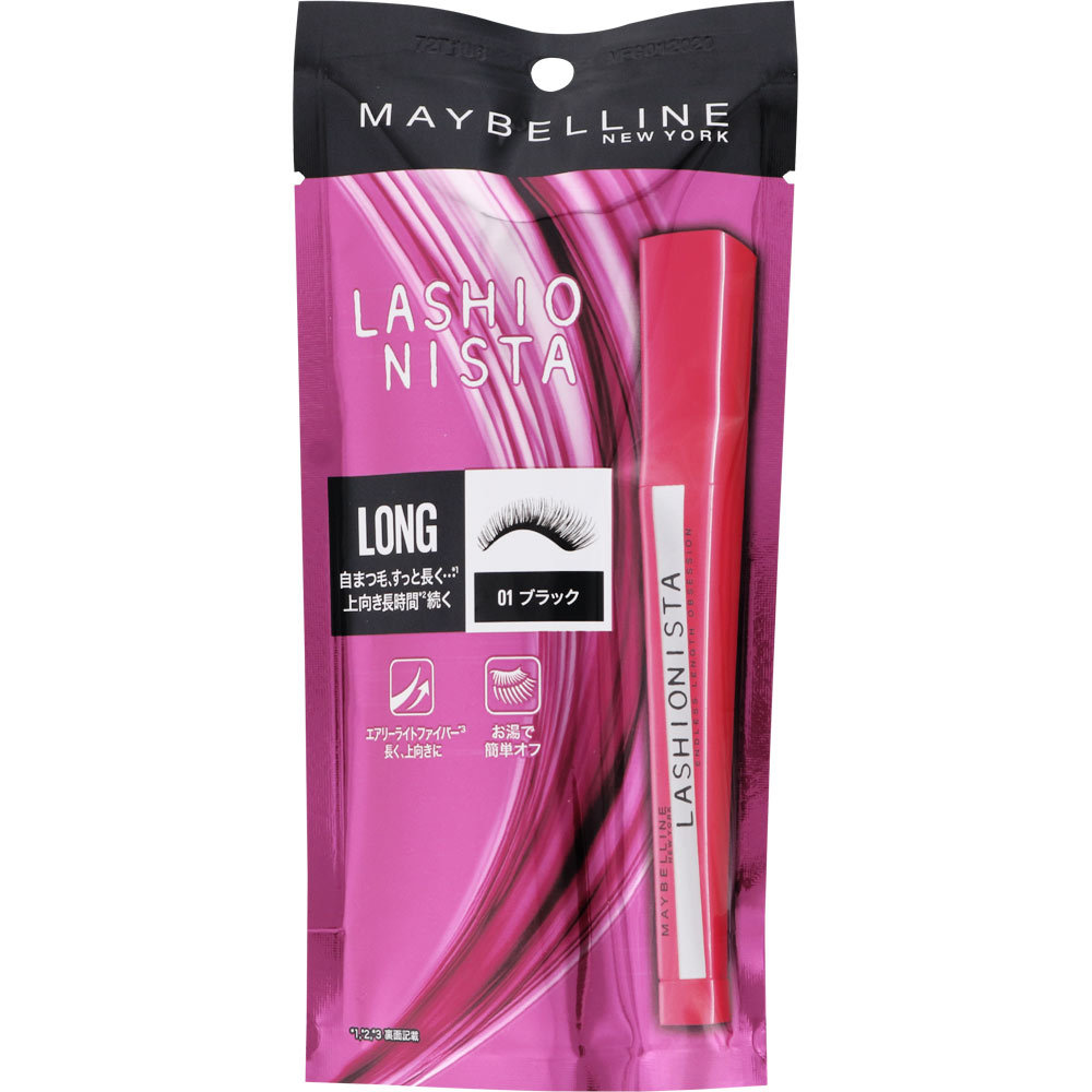 メイベリン ラッシュニスタ N （01 ブラック） ×1本 ラッシュニスタ