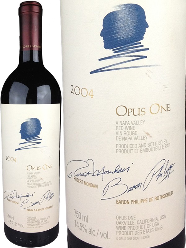 オーパス・ワン オーパス・ワン 2004 750mlびん 1本 ワイン 赤ワイン
