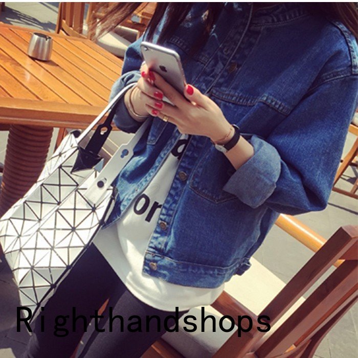 Denim jacket lady's G Jean long sleeve .. collar no color Denim coat short casual outer spring autumn beautiful . stylish 