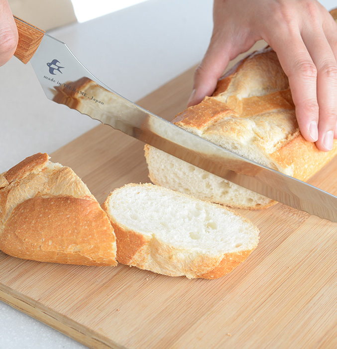 tsu... хлеб нож нож для резки хлеба резка хлеба ломтерезка нож для хлеба ... нож сделано в Японии . три статья кухонный нож Earnest 80s bnm