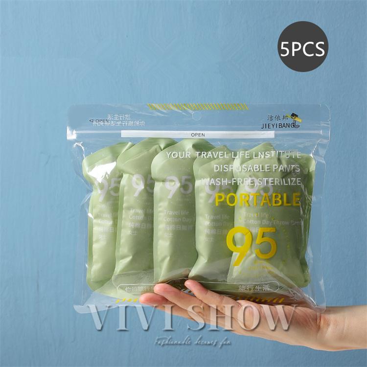 5pcs комплект женский брюки шорты одноразовый нижнее белье "дышит" женский хлопок одноразовый путешествие послеродовой уход простой надеть обувь ... удобный 