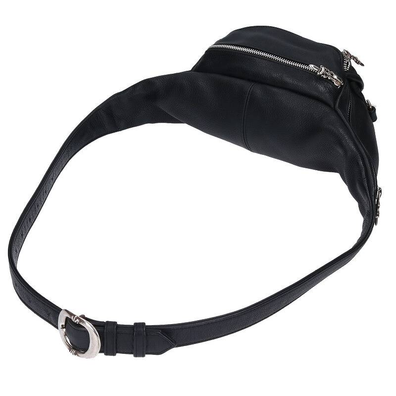  Chrome Hearts Chrome Hearts #1 SNAT PACK/s nut pack daga- Zip gun sllinger belt leather waist bag used OM10