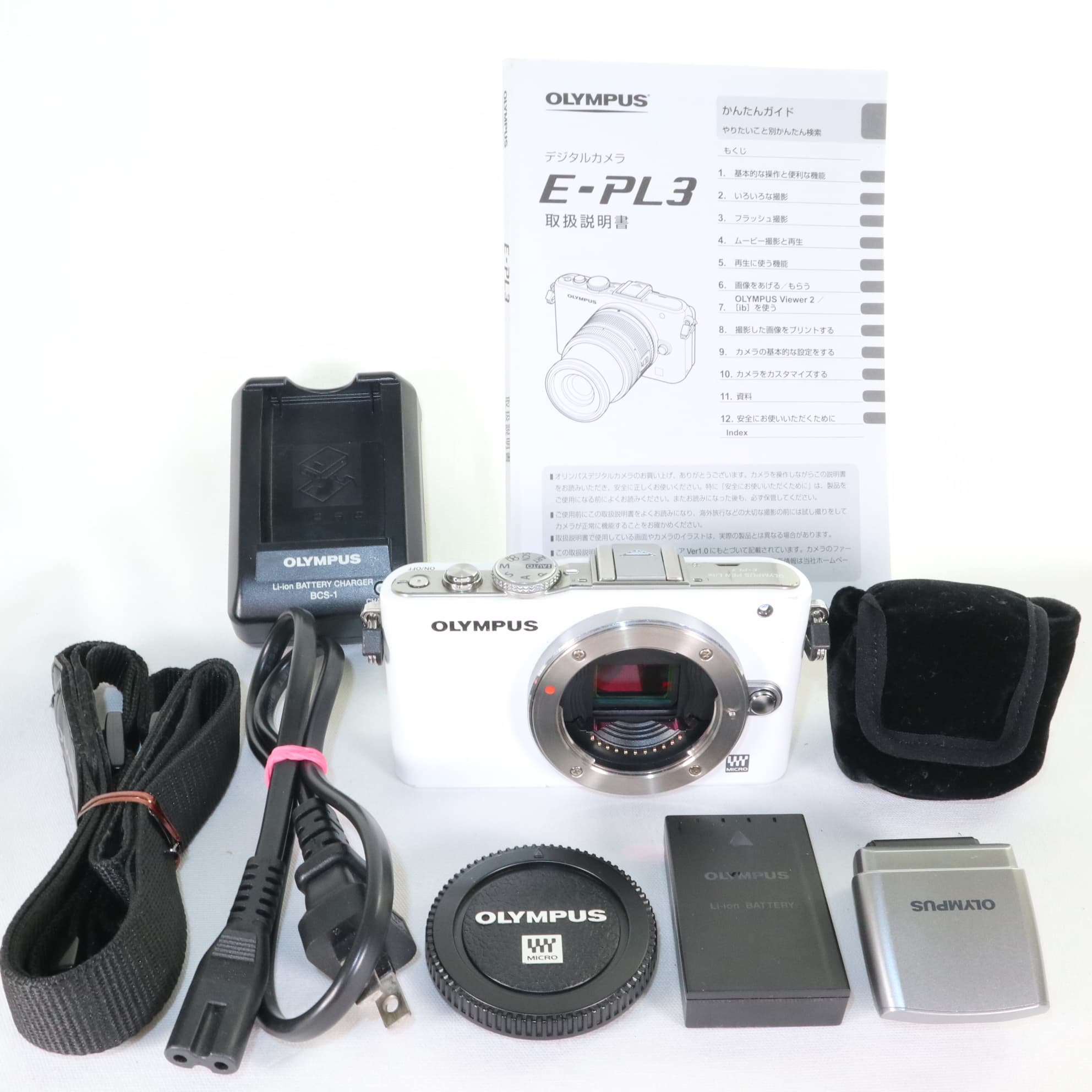 オリンパス オリンパスペン OLYMPUS PEN Lite E-PL3 ボディ（ホワイト