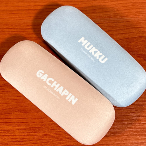  Gachapin × Mucc очки кейс GMM-004-5 / Gachapin Mucc простой стиль 50 anniversary commemoration 