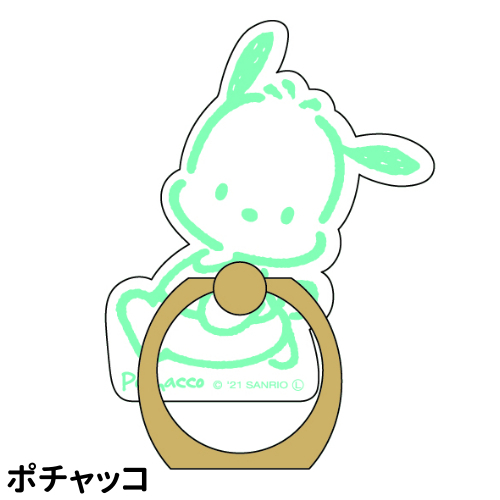 iDress Sanrio IJOY кольцо RING прозрачный sanrio товары рукоятка пассажирский кольцо Cinnamoroll Pom Pom Purin Pochacco черный mi рукоятка gyo Don .... pekru