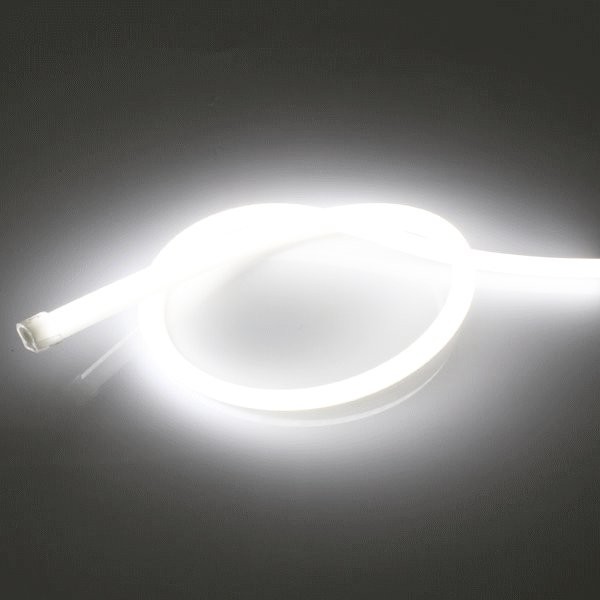  silicon tube LED light white / blue white / blue 45cm 2 pcs set neon light lamp ilmi position small daylight eye line 