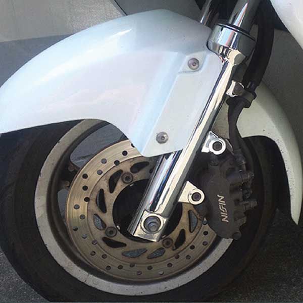  Honda Foresight MF04 front chrome plating Fork cover front cover suspension shock exterior outer tube suspension bike 