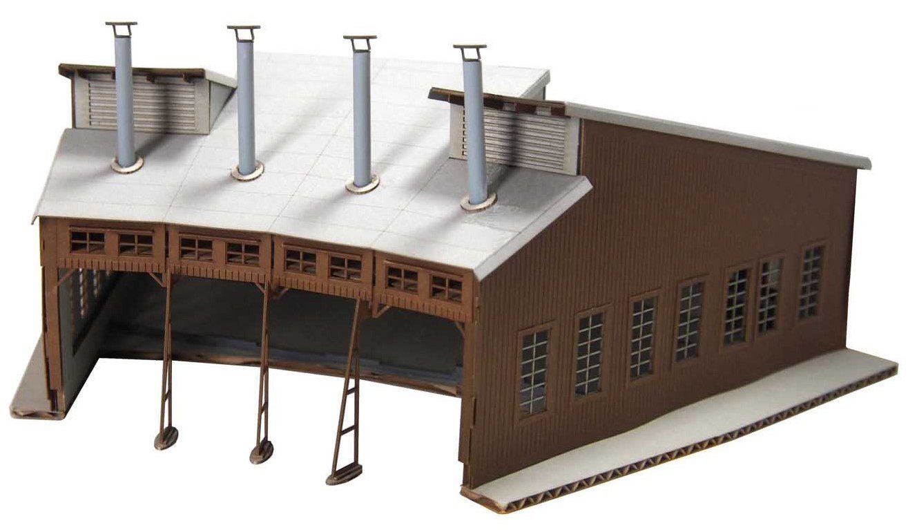 タカラトミー アドバンス Nゲージ 木造扇形機関庫 1008 プラレール アドバンス（プラレール） Nゲージ用レイアウト用品の商品画像