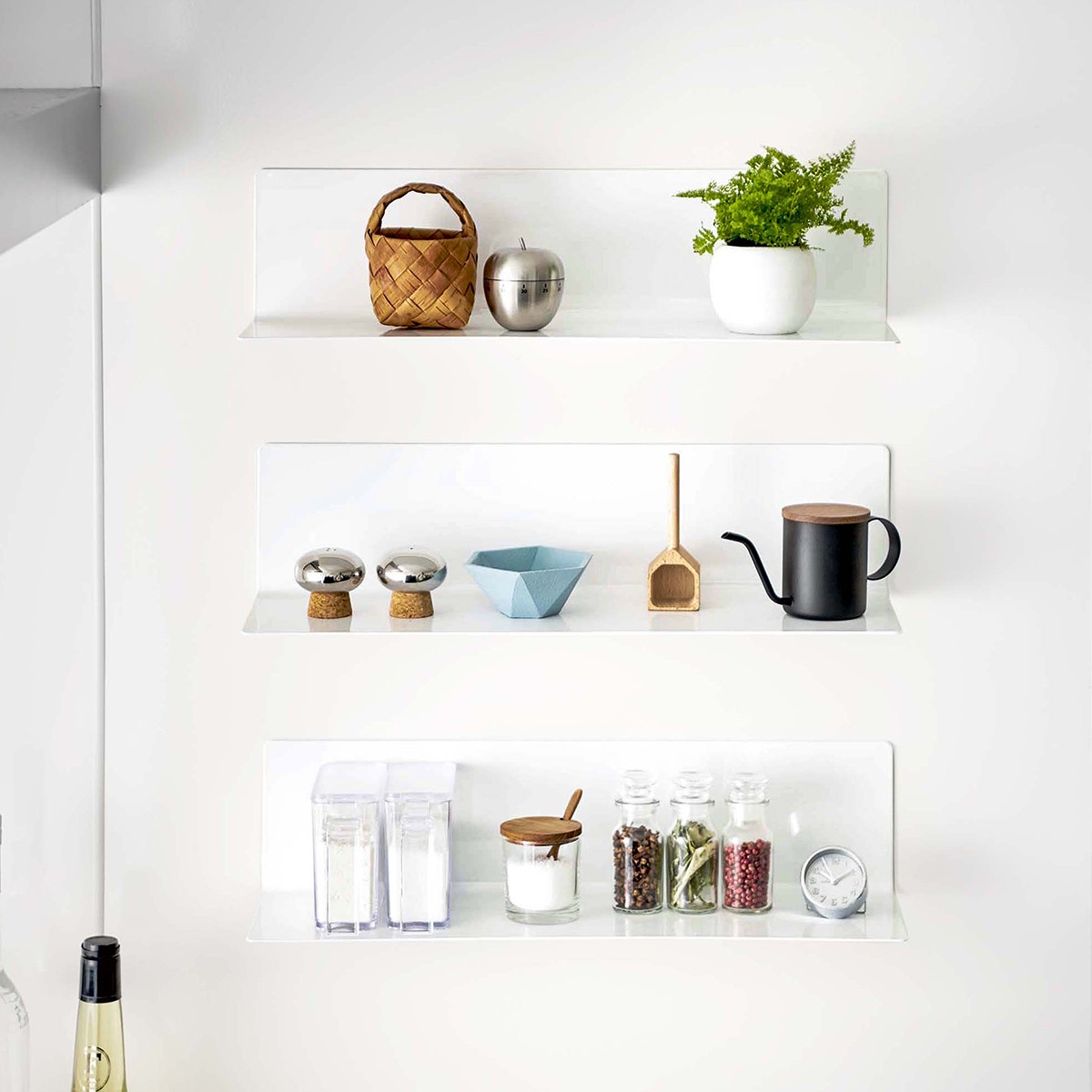  with special favor [ magnet kitchen shelves wide tower ] Yamazaki real industry tower magnet kitchen storage wall surface storage wall surface shelves rack magnet kitchen articles kitchen supplies 5078 5079