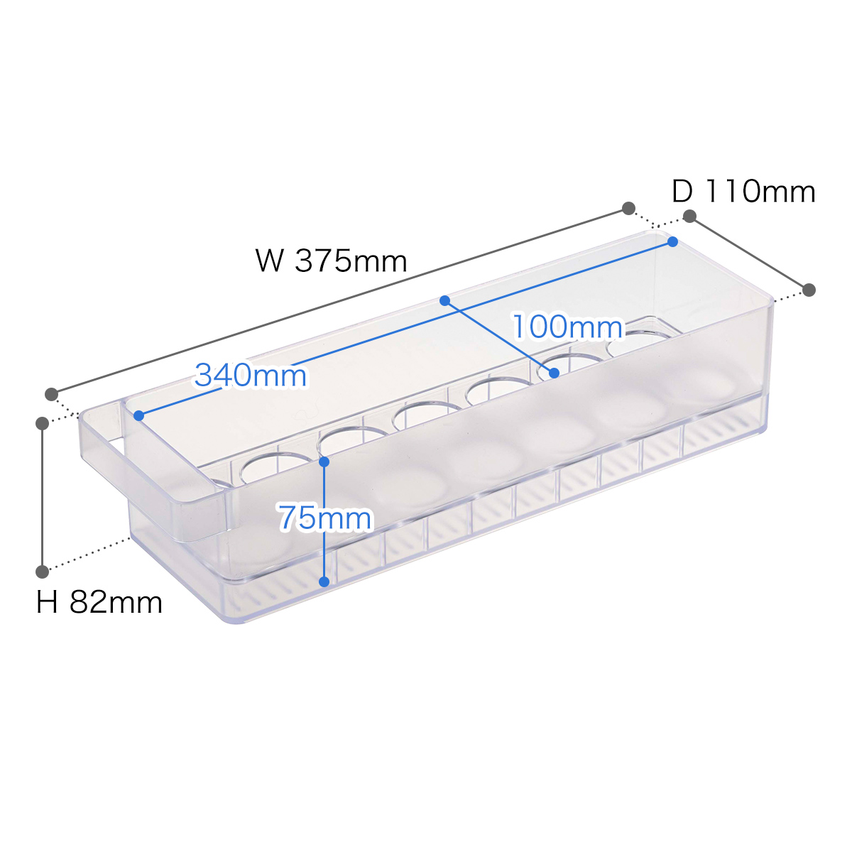 [ refrigerator middle egg case tower ] Yamazaki real industry tower egg inserting egg tray 14 piece storage case refrigerator adjustment eg holder Monotone yamazaki black white 5764 5765