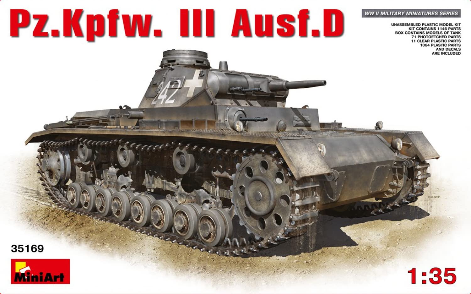 1/35 Ｐz.Ｋpfw.Ⅲ その他 Amazon | プラモデル 1 35 Pz.Kpfw. III Ausf.F -III号戦車 F型