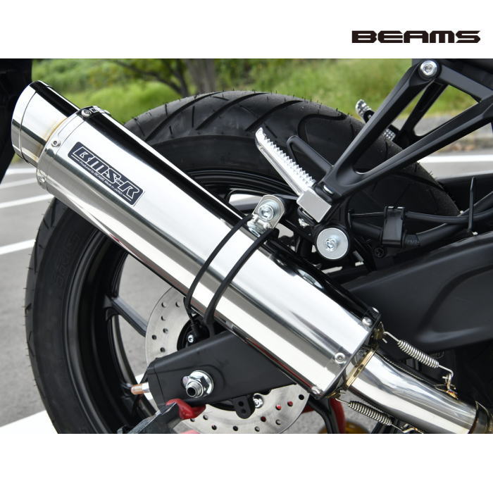 R-EVO2 ステンレス スリップオン 政府認証（YZF R-25/MT-25 '25-/8BK