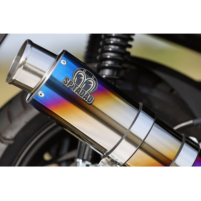 SP忠男 PCX マフラー JK05 チタンブルー HONDA 2023~PCX（8BJ-JK05）PURESPORT “S”チタンブルー | SP忠男