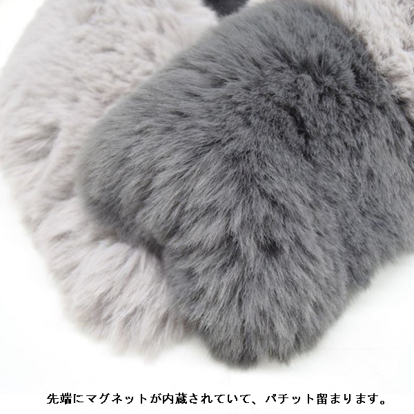  muffler fur tippet fur muffler eko fur fake fur autumn winter soft warm warm snood stole neck warmer magnet magnet 