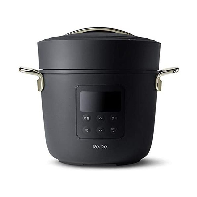 Re・De Pot 電気圧力鍋 2L PCH-20LB （ブラック）の商品画像