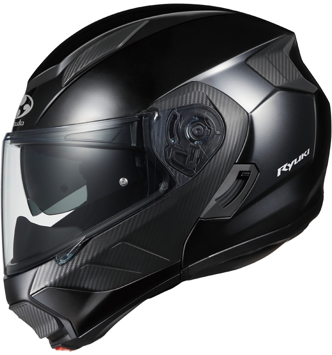 OGK Kabuto RYUKI Mサイズ（57-58cm） ブラックメタリック バイク用　システムヘルメットの商品画像