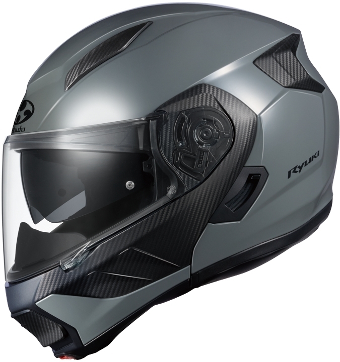 OGK Kabuto RYUKI XLサイズ（61-62cm） ミディアムグレー バイク用　システムヘルメットの商品画像