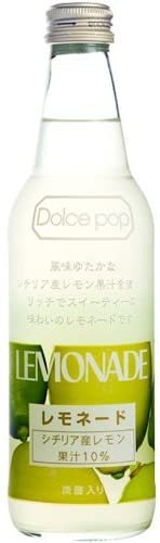 川崎飲料 ドルチェポップレモネード 340ml × 24本 瓶 炭酸飲料 - 最