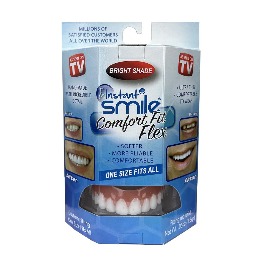  instant Smile comfort Fit thin type man and woman use special case attaching on tooth for go in tooth artificial tooth simple front tooth . tooth difference . tooth attaching tooth gift packing correspondence 