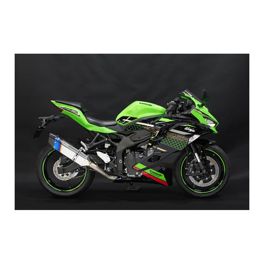 TRICK STAR 政府認証フルエキゾーストマフラー IKAZUCHI ステンレスカーボン（Ninja ZX-25R 21-22/2BK-ZX250E）JFT-034-L4SCの商品画像