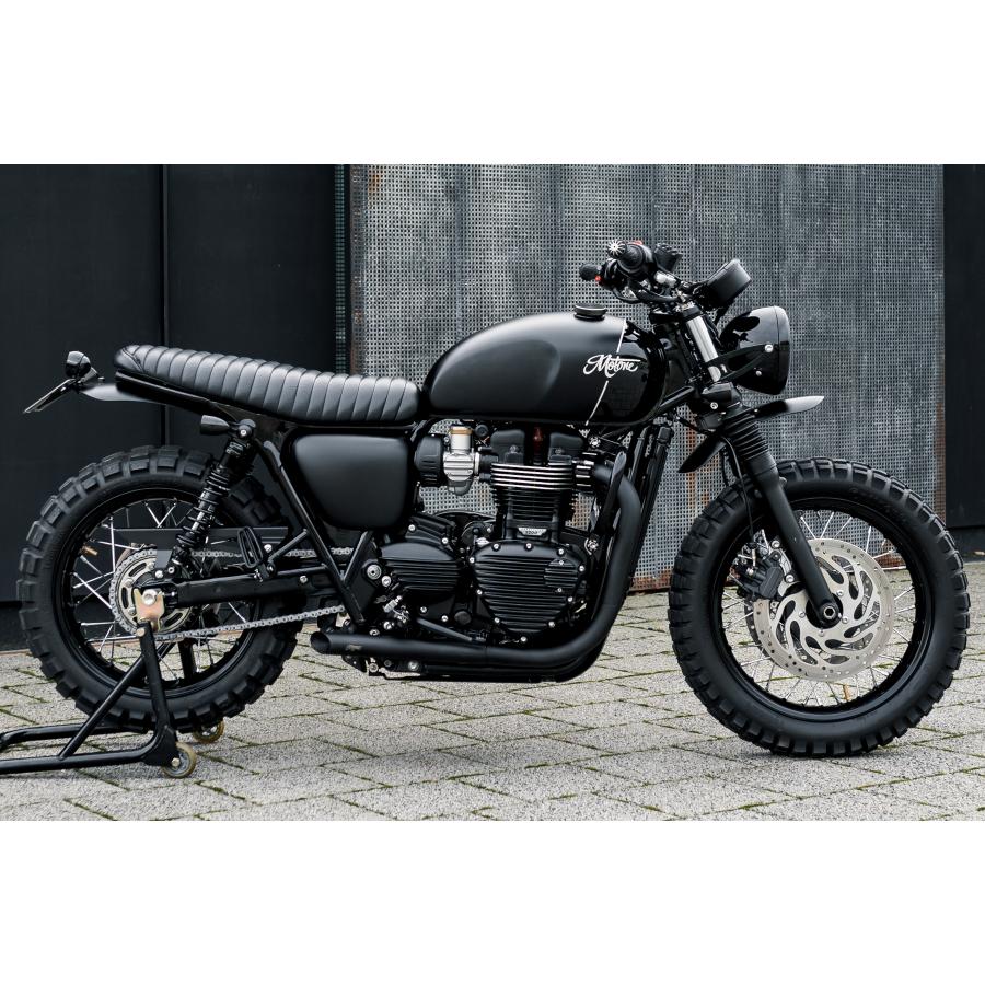 Motone(mo- цветный ) кожух звездочки ребра черный T100/T120 SpeedTwin900 Scrambler Scrambler900 MMU087