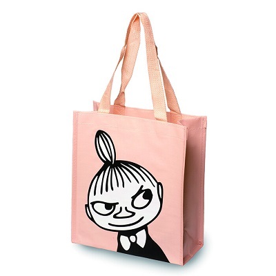  Moomin большая сумка PP производства вставка имеется покупка сумка голубой house ( Финляндия ) подарок сумка little mii Smile розовый [ почтовая доставка использование товар. ]