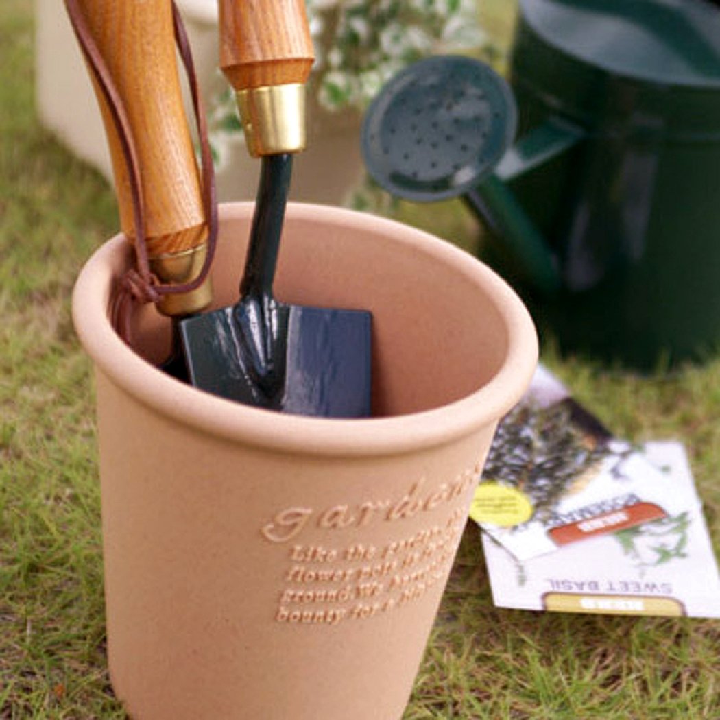  Hachiman .. eko pot / plant pot round 4 number navy [a-bru(Hachiman gardens:arbre)]