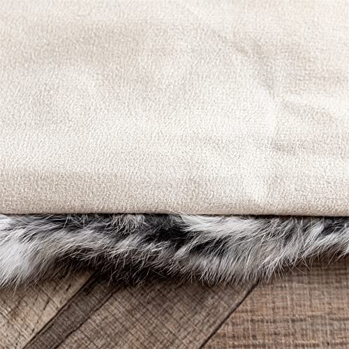  natural real rabbit fur slow blanket peruto luxury soft soft comfortable p Rush thick warm blanket [ parallel import ]