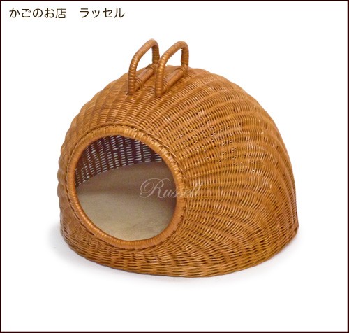 [ our shop original ] exclusive use mat attaching cane basket basket. cat ...( house )... house small 1001