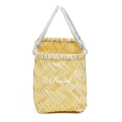  bamboo basket bamboo basket bag market basket one . trim one . trim raw materials basket bag handbag basket. . shop russell 447NA