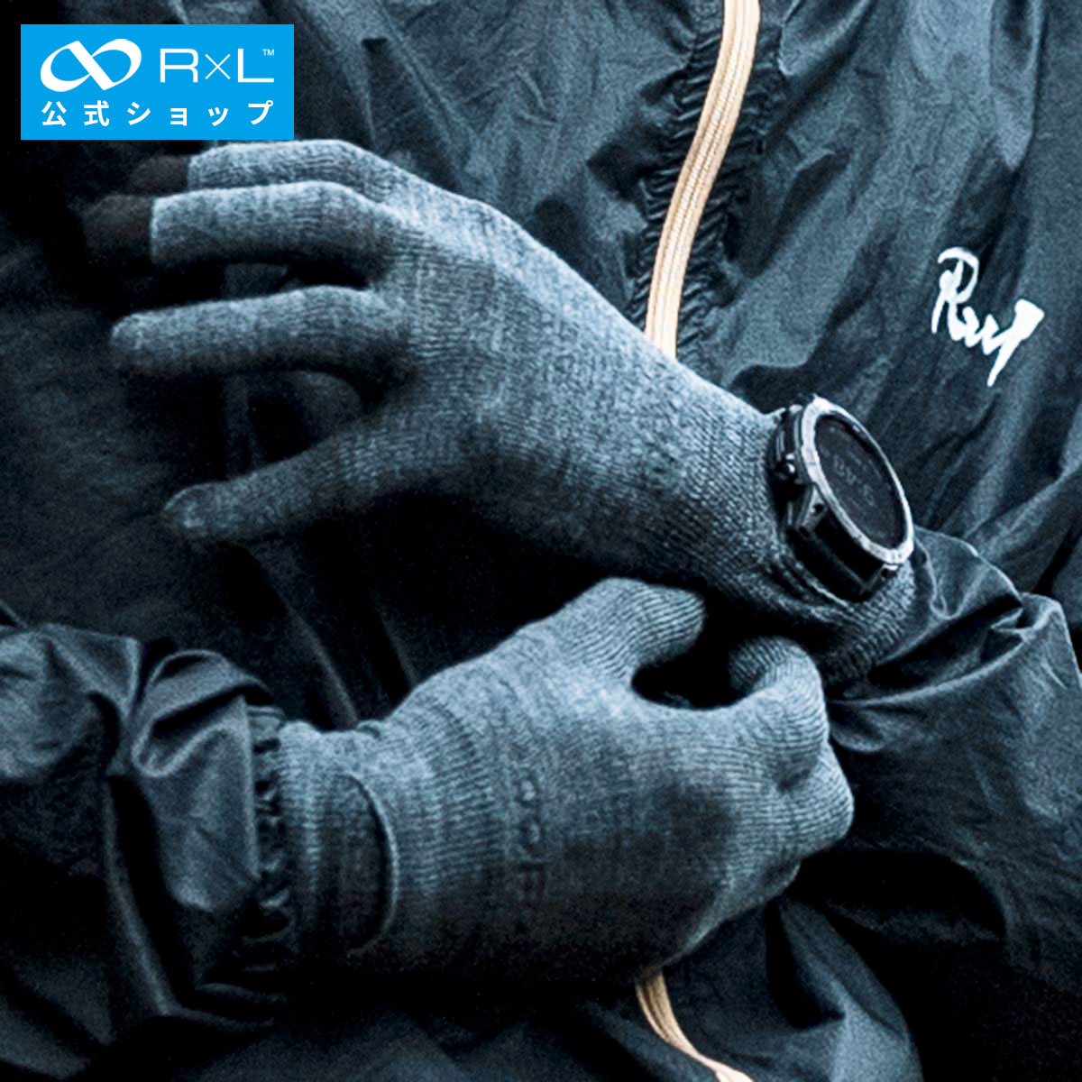 [ official ]R×L(a-ru L )melino wool glove light ( smartphone correspondence ) ( watch window both hand correspondence ) MWA9505[ men's lady's light ground ][.. packet correspondence ]