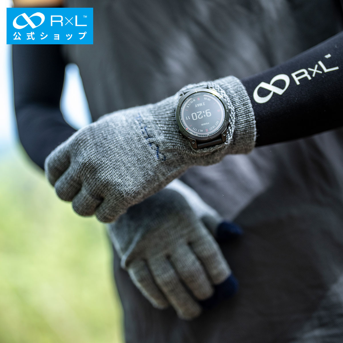 [ official ]R×L(a-ru L )melino wool glove mid ( smartphone correspondence ) ( watch window both hand correspondence ) MWA9506[ men's lady's light ground ][.. packet correspondence ]