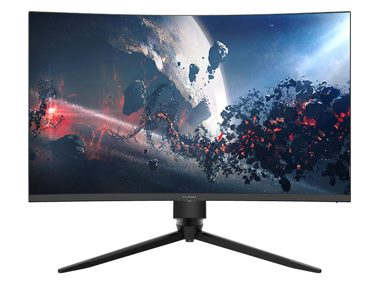 一時値下・FUNAI 27インチ 曲面ゲーミングモニター FGM-27C540 FUNAI FGM-27C540 パソコン用ディスプレイ、モニター - 最安値・価格