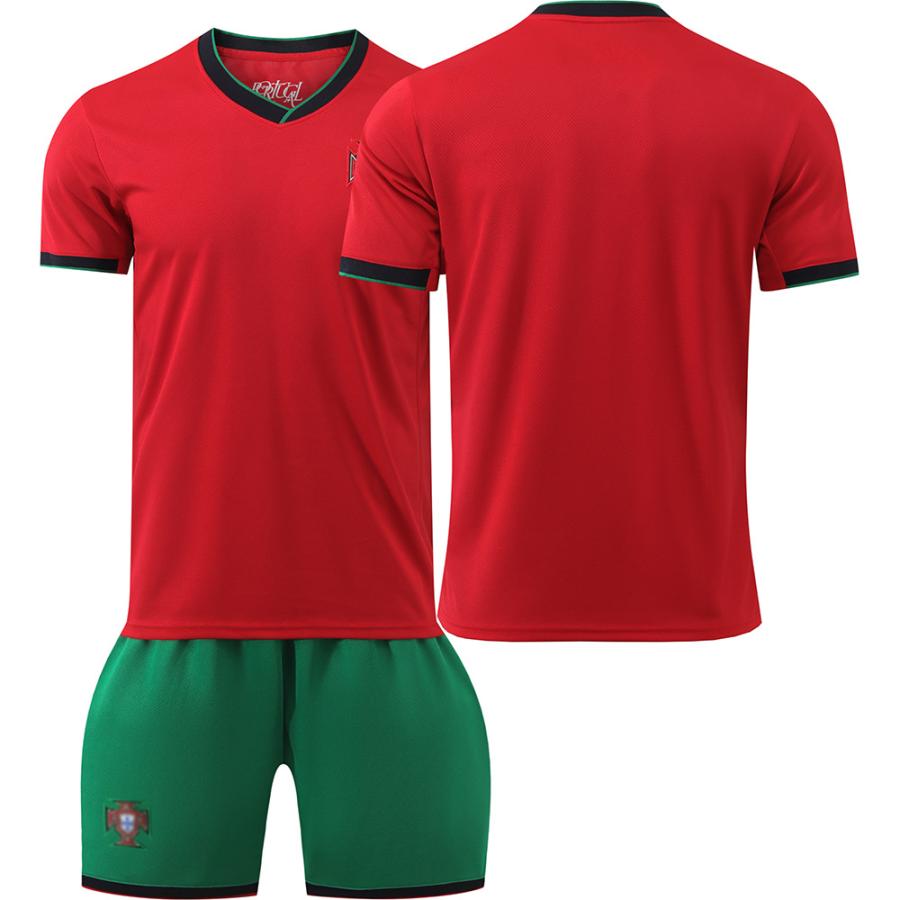  футбол одежда 2425 Portugal Uni Home Europe cup 7 номер Cro8 B расходы 11 Philips детский футбол одежда комплект правильный .. VERSION взрослый ребенок короткий рукав комплект 