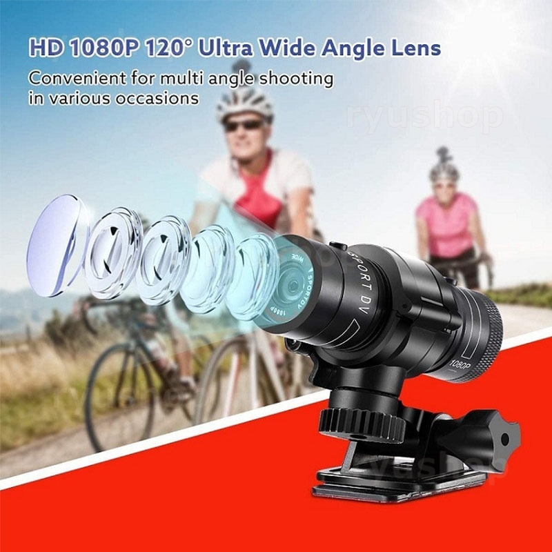  drive recorder bike bicycle helmet action camera waterproof battery built-in sport camera do RaRe ko carrying ... cycling equipment wiring un- necessary 