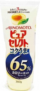 AJINOMOTO 味の素 ピュアセレクト コクうま 65%カロリーカット 360g×20本 ピュアセレクト マヨネーズの商品画像