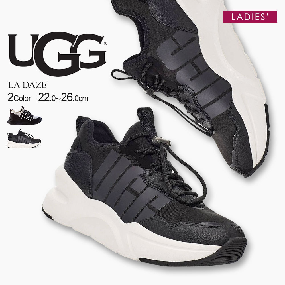 んでくると アグ ホワイト ブランド 走れる 軽い スポーツ Ugg S Mart Paypayモール店 通販 Paypayモール ビッグロゴ La デイズ スニーカー レディース 厚底 おしゃれ 軽量 グラフィック 黒 ブラック 白 できない