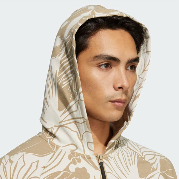  Adidas Golf длинный рукав половина Zip f-ti- Parker мужской MGR95 SWAOPHOODIE Golf одежда tops botanikaru рисунок HS4510|HS4511 2023 год весна лето модель 