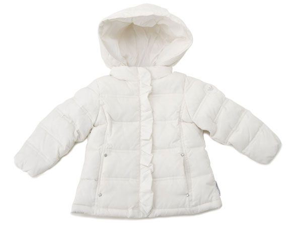  Armani baby пуховик 12M девушки белый 12 месяцев для SAB01 1C/BIANCO GIGLIO ARMANI BABY JUNIOR защищающий от холода 