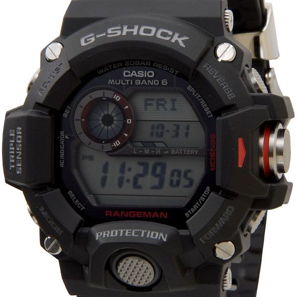 CASIO G-SHOCK RANGEMAN 海外モデル GW-9400-1DR （マルチバンド6） G-SHOCK メンズウォッチの商品画像