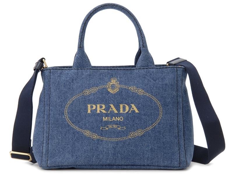 PRADA カナパデニムバッグ