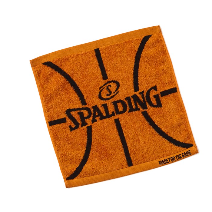 < кошка pohs отправка бесплатная доставка > SPALDING( Spalding ) SAT211250 баскетбол ja карта квадратное полотенце мяч узор orange 24FW