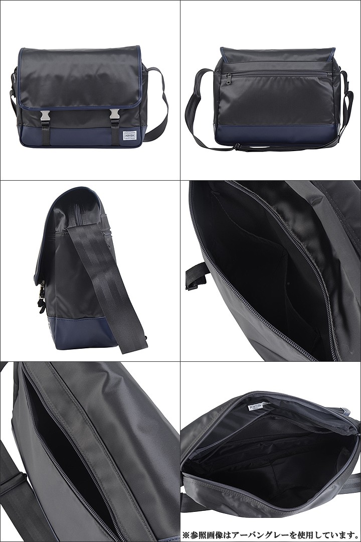 PORTER ポーター×SAC'S BAR メッセンジャーバッグ ショルダー ポーター PORTER ポーター フラット メッセンジャーバッグ(S
